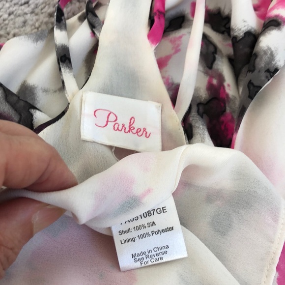 Parker silk camisole tank top. Size small - Picture 6 of 7